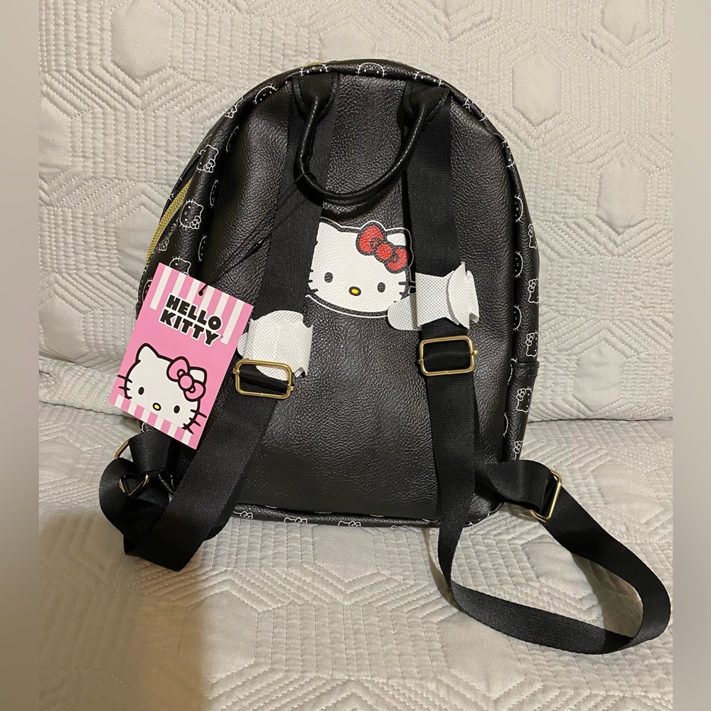 Hello Kitty Black Small Backpack NWT - Picture 2 of 9